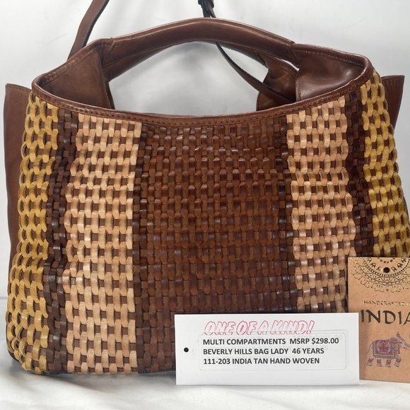 INDIA -NEW WITH TAGS $ 298.00 HAND WEAVING TOOK 8 WEEKS TO CONSTRUCT